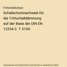 Trittschallschutz schallschutz gebraucht kaufen  Trebbin