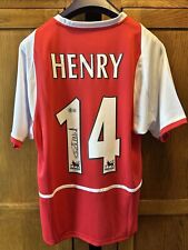 Camisa firmada por Thierry Henry del Arsenal Beckett autenticada  segunda mano  Embacar hacia Argentina