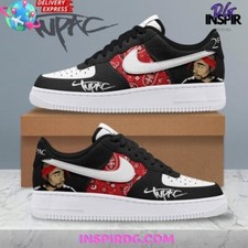 Tênis Tupac Shakur Air Force 1 Shoes 2pac masculino feminino, usado comprar usado  Enviando para Brazil