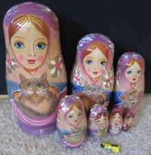 Nesting dolls matryoshka for sale  Stockbridge