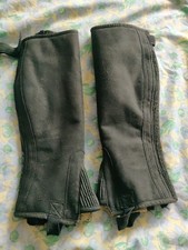 black half chaps for sale  OLDHAM