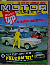 Motor Manual 1968 Jun Ford XT Falcon GT Citroen DS21 VW 1500 MGC Elfin Honda Sca comprar usado  Enviando para Brazil