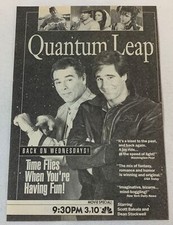 Usado, 1989 anúncio de TV NBC ~ SALTO QUÂNTICO ~ o tempo voa quando você está se divertindo comprar usado  Enviando para Brazil