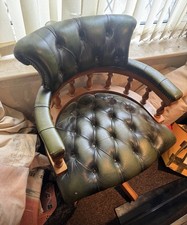 Chesterfield vintage green for sale  STOCKPORT