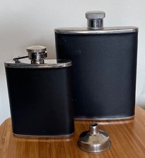 Pair hip flasks for sale  LLANELLI