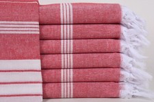 Toalha de praia personalizada, toalha de praia personalizada, toalha vermelha, toalha listrada, 40x71 pol comprar usado  Enviando para Brazil