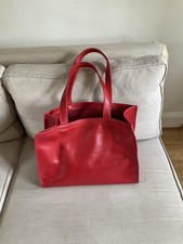 Real leather red for sale  SHOREHAM-BY-SEA