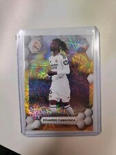 Topps Real Madrid Fan Set 2024/25 Eduardo Camavinga Electro Parallel Card comprar usado  Enviando para Brazil