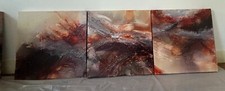 Three acrylic paintings for sale  STAMFORD
