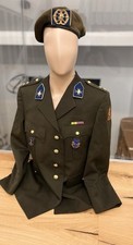 Chaqueta de vestir vintage de teniente holandés Signal Corps con medallas e insignias boina segunda mano  Embacar hacia Mexico