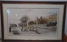 Framed print hills for sale  ROCHDALE