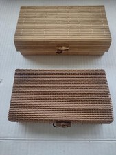 Vintage bamboo trinket for sale  East Dublin