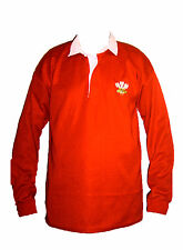 CAMISA DE RUGBY WALES CYMRU RETRO CLÁSICA TRADICIONAL NUEVA GALESA TODAS LAS TALLAS S - 6XL, usado segunda mano  Embacar hacia Argentina