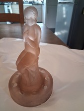 Frosted pink glass for sale  SWADLINCOTE