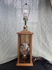 Vintage oak candle for sale  Brighton