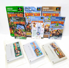 Super Donkey Kong Country 1 2 3 in a box Nintendo Super Famicom Japão testado, usado comprar usado  Enviando para Brazil