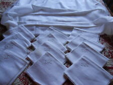 Grande nappe serviettes d'occasion  Bar-le-Duc