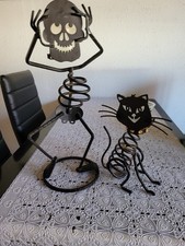 Halloween partylite knochenkat gebraucht kaufen  Dillenburg