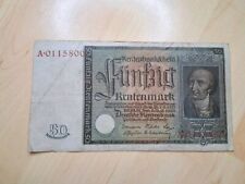 Rentenmark rentenbankschein st gebraucht kaufen  Nittenau