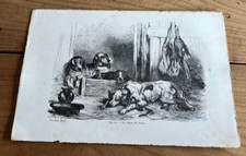 Gravure ancienne chien d'occasion  Saint-Jean-en-Royans