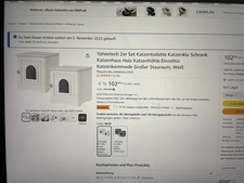 2er set katzenklo gebraucht kaufen  Berlin