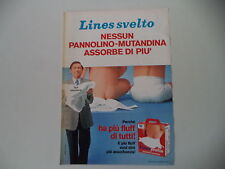 advertising Pubblicità 1980 PANNOLINO LINES SVELTO comprar usado  Enviando para Brazil