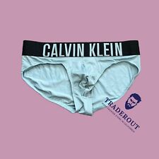 Cueca Calvin Klein CK masculina azul potência intensa microfibra quadril P M G GG, usado comprar usado  Enviando para Brazil