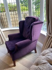 Winged armchair footstool for sale  PONTEFRACT
