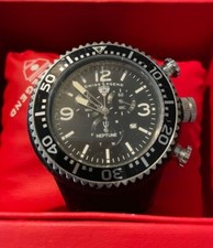 Relógio cronógrafo Swiss Legend Neptune quartzo preto comprar usado  Enviando para Brazil