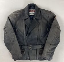 Vintage leather biker for sale  ROYSTON