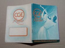 Cge catalogo apparecchi usato  Italia