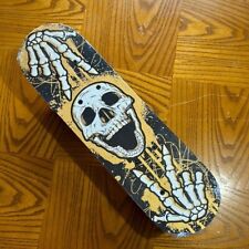 PATINETA 17" Madera NUEVO Niño Niños Calavera Esqueleto Pequeño Mini Principiante Principiante segunda mano  Embacar hacia Argentina