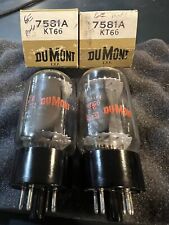 PAR GE (Etiqueta Dumont) 7581A KT66 6L6CC Tubos SideGetter Hickok Testado Novo Na Caixa👑 comprar usado  Enviando para Brazil