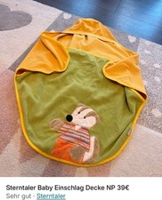 Baby einschlagdecke sterntaler gebraucht kaufen  Maintal