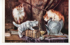 Vintage postcard.cats. antique for sale  LOANHEAD