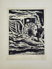 Armando baldinelli xilografia usato  Carrara