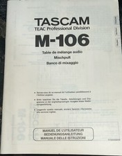 Tascam m106 manual d'occasion  Champigny-sur-Marne
