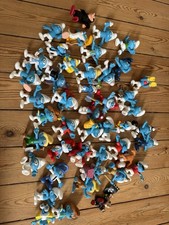 Lot figurines schtroumpfs d'occasion  Paris XVII