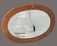 Miroir ancien ovale d'occasion  Le Teil