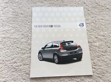 Volvo c30 specifications for sale  FAREHAM
