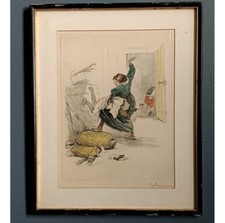 1930s french etching for sale  Fishkill