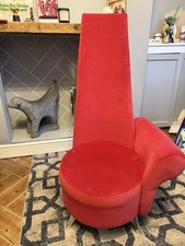 High back red for sale  SKELMERSDALE