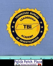 TENNESSEE BUREAU of INVESTIGATION LEADERSHIP ACADEMY TBI Campus Police Patch  comprar usado  Enviando para Brazil