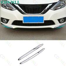 Para Nissan Sentra Sylphy 13-19 prata aço para-choque dianteiro painel spoiler lateral acabamento comprar usado  Enviando para Brazil