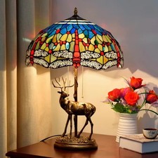 Decorative tiffany deer d'occasion  Expédié en Belgium