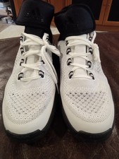 Usado, TÊNIS MASCULINO ADIDAS TECH FIT QUADRO ESTÁVEL BRANCO TAMANHO. 17 NOVO SEM CAIXA comprar usado  Enviando para Brazil
