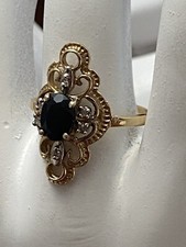 Sapphire diamond 10k for sale  Corpus Christi