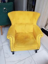 Yellow armchair for sale  LONDON