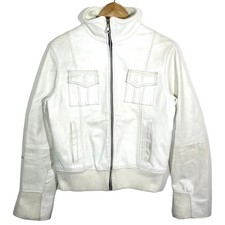 Blouson cuir blanc d'occasion  Montpellier-