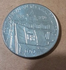 100 lire centenario usato  Grizzana Morandi